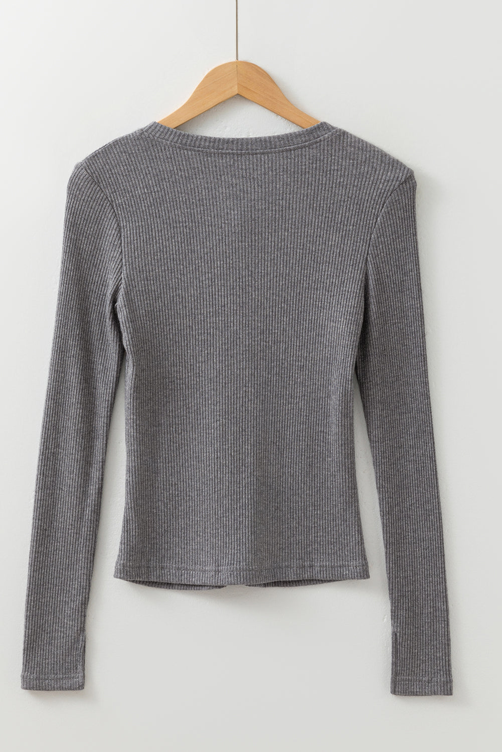 Sleet Button Down Slim Fit Ribbed Knit Cardigan