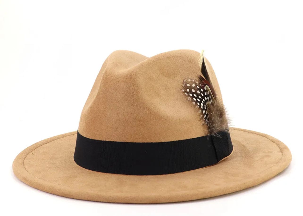 Classic lux Suede Fedora-0
