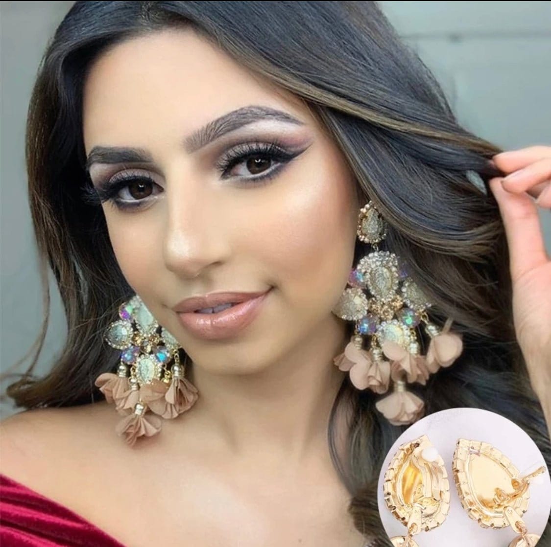 Dazzling Statement earrings-0