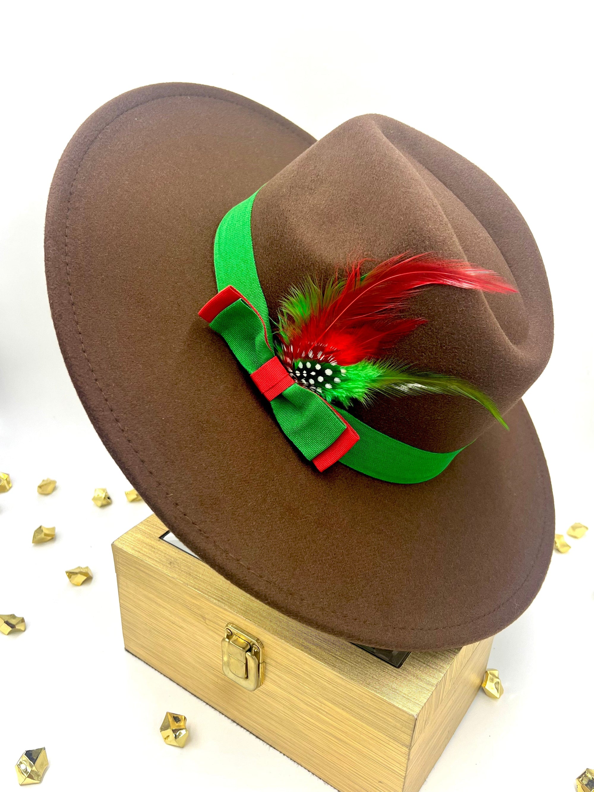 Luxury Fedora Hat-Coffee-0