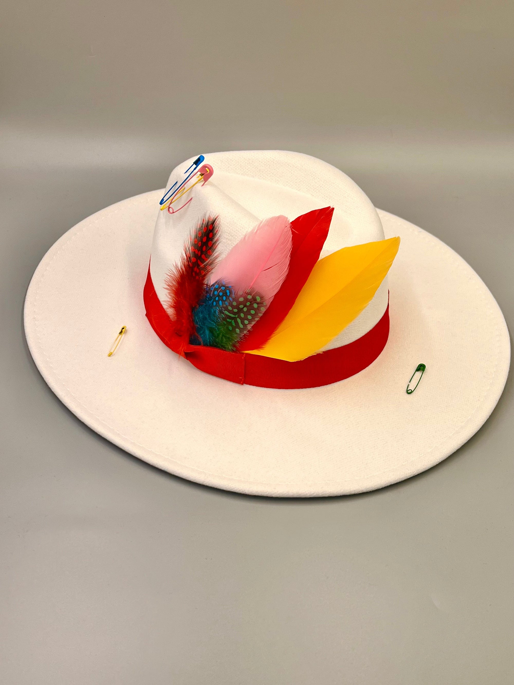 Luxury  Bow Tie Fedora Hat -Prism-3