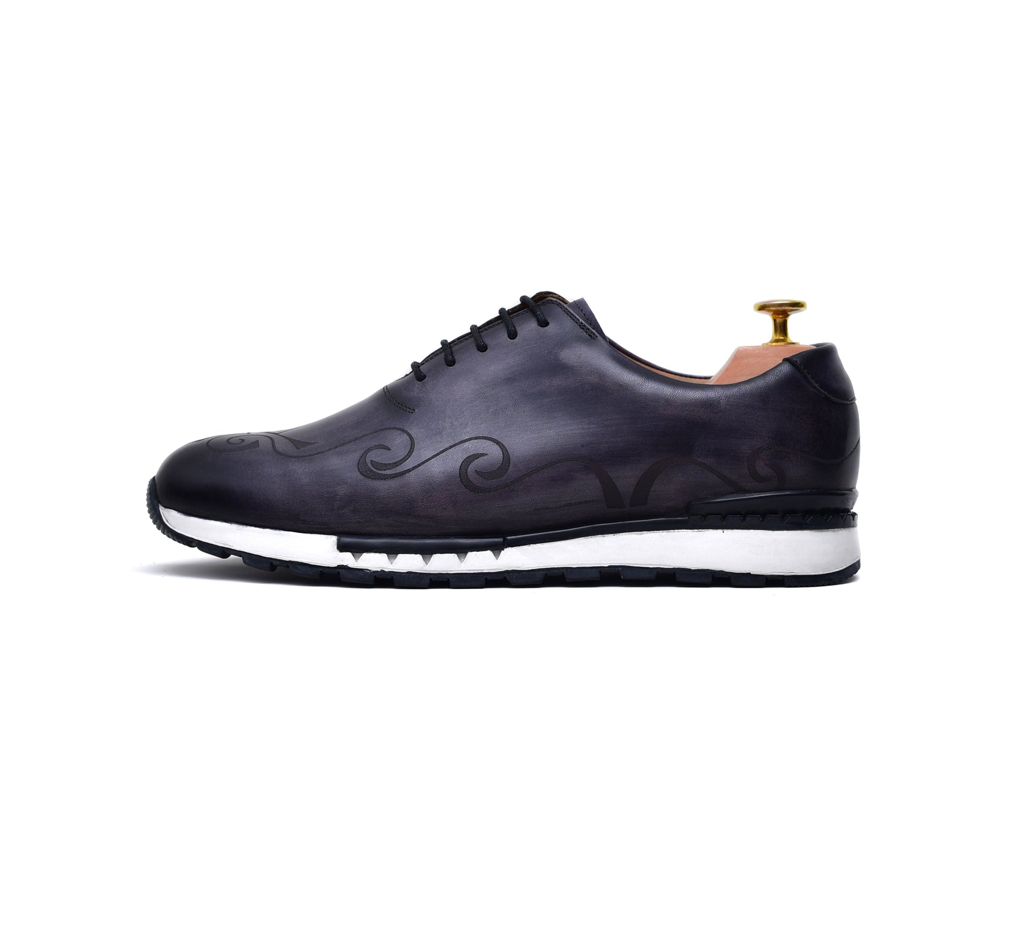 Archie III - Black Dress Sneakers-3