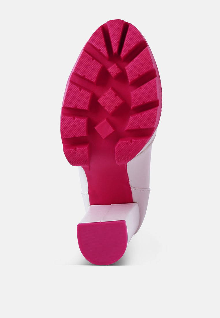 Larch Cushion Collared Biker Boots-4