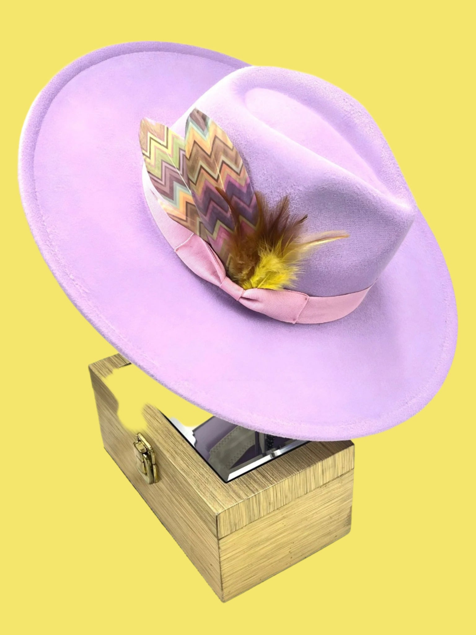 Luxury Bow tie Fedora Hat -Geo-0