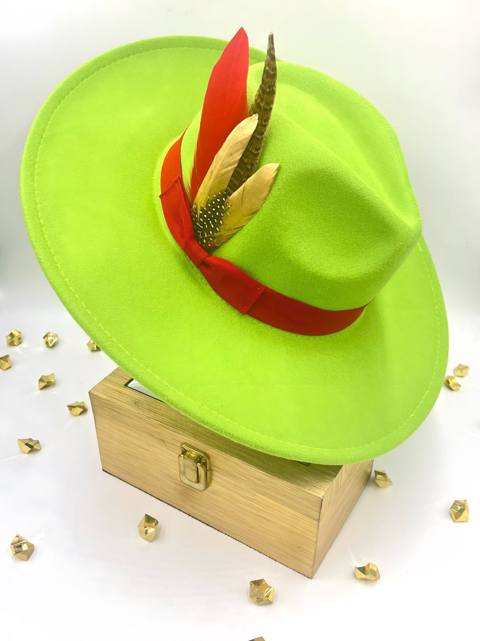 Luxury Fedora Hat-Jollyranch-0