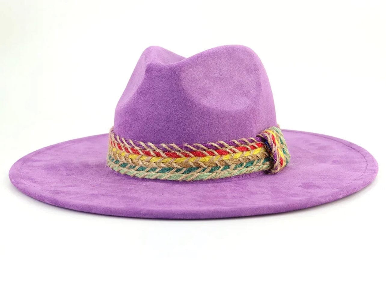 Premium banded Suede Fedora Hat-2