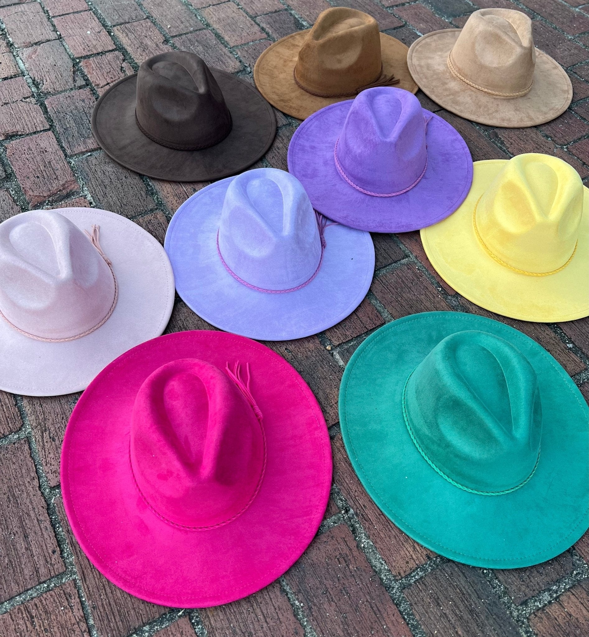 Premium Suede lux Fedora-Emerald-1