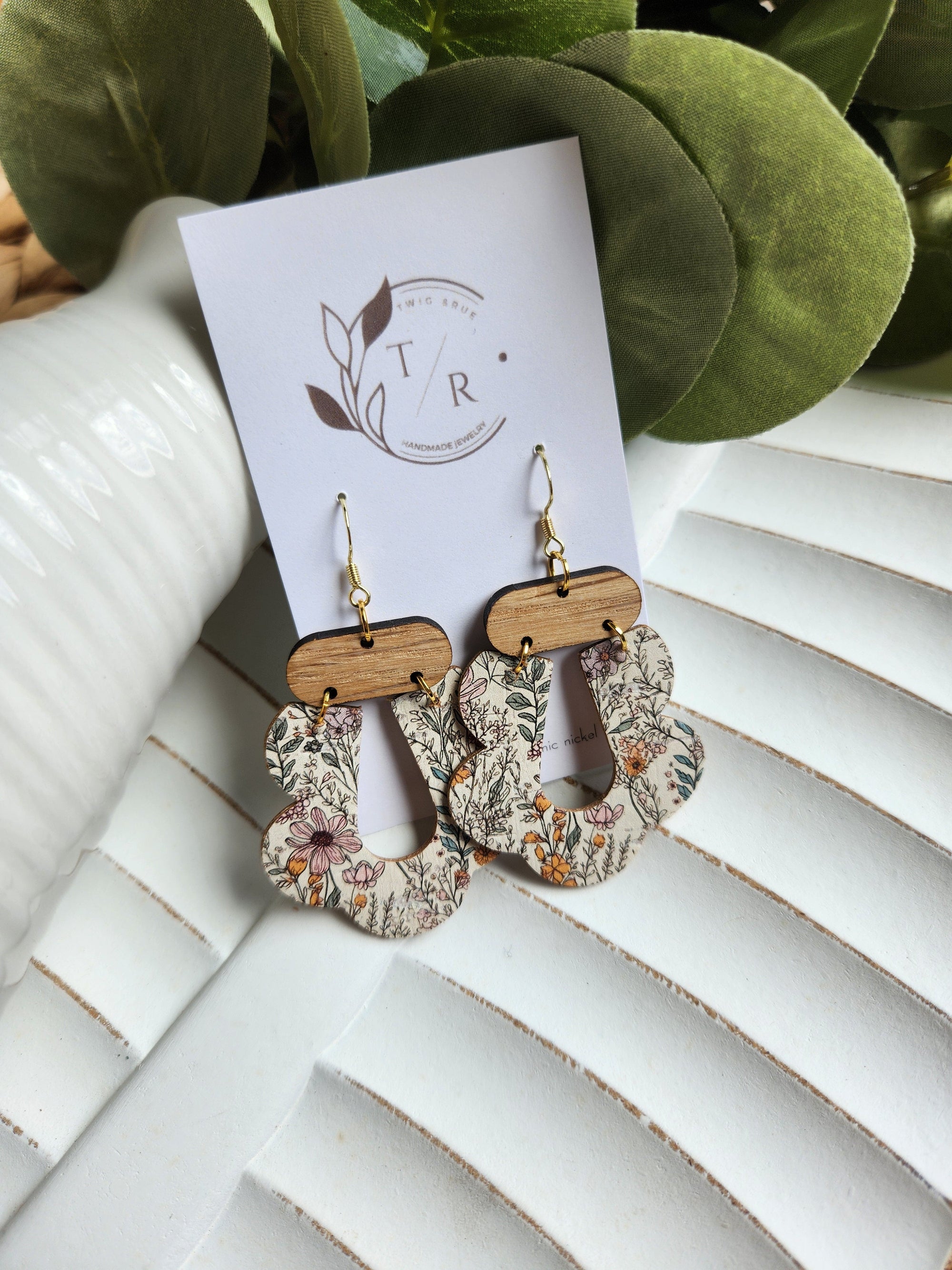 James|  Statement Leather Dangles