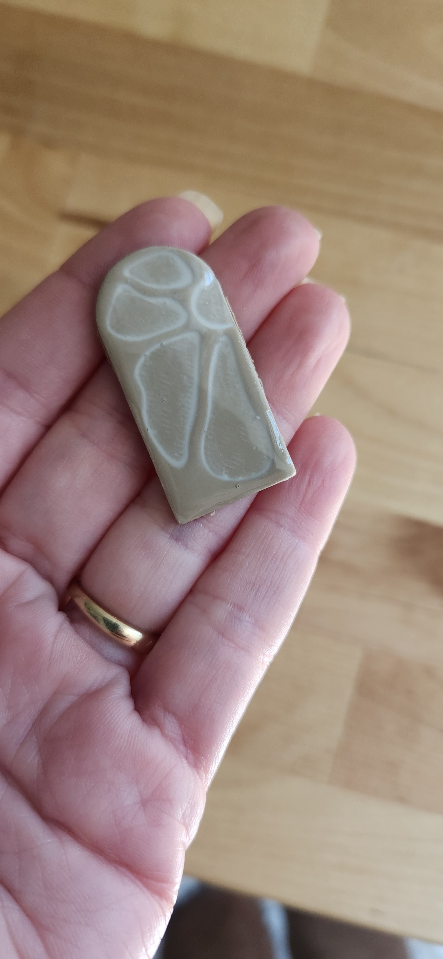 Hayley| Glazed floral clay