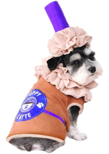 Pets Puppy Latte Coffee Costume