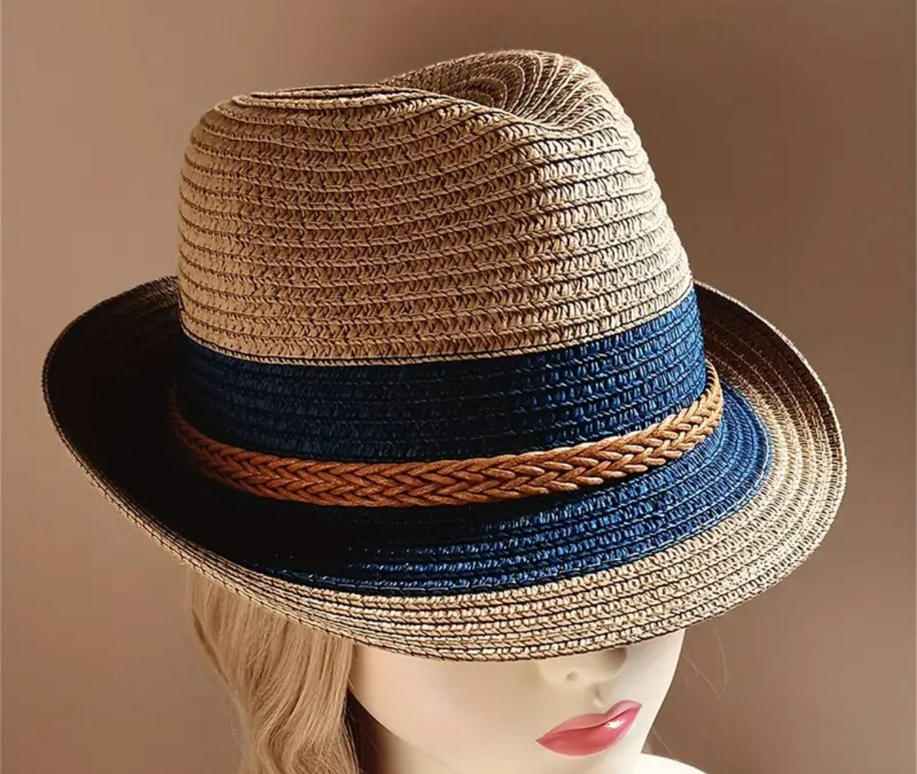 Straw Jazz Fedora-navy-1