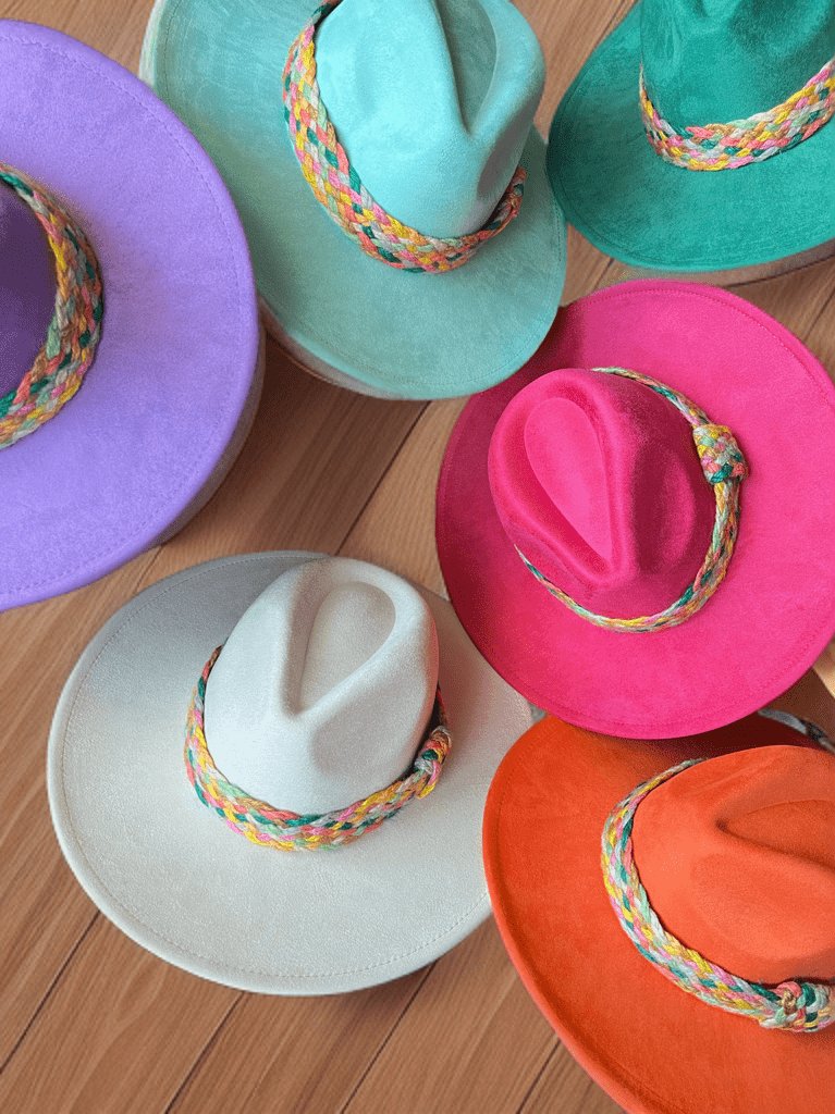 Twist banded Suede Fedora-2