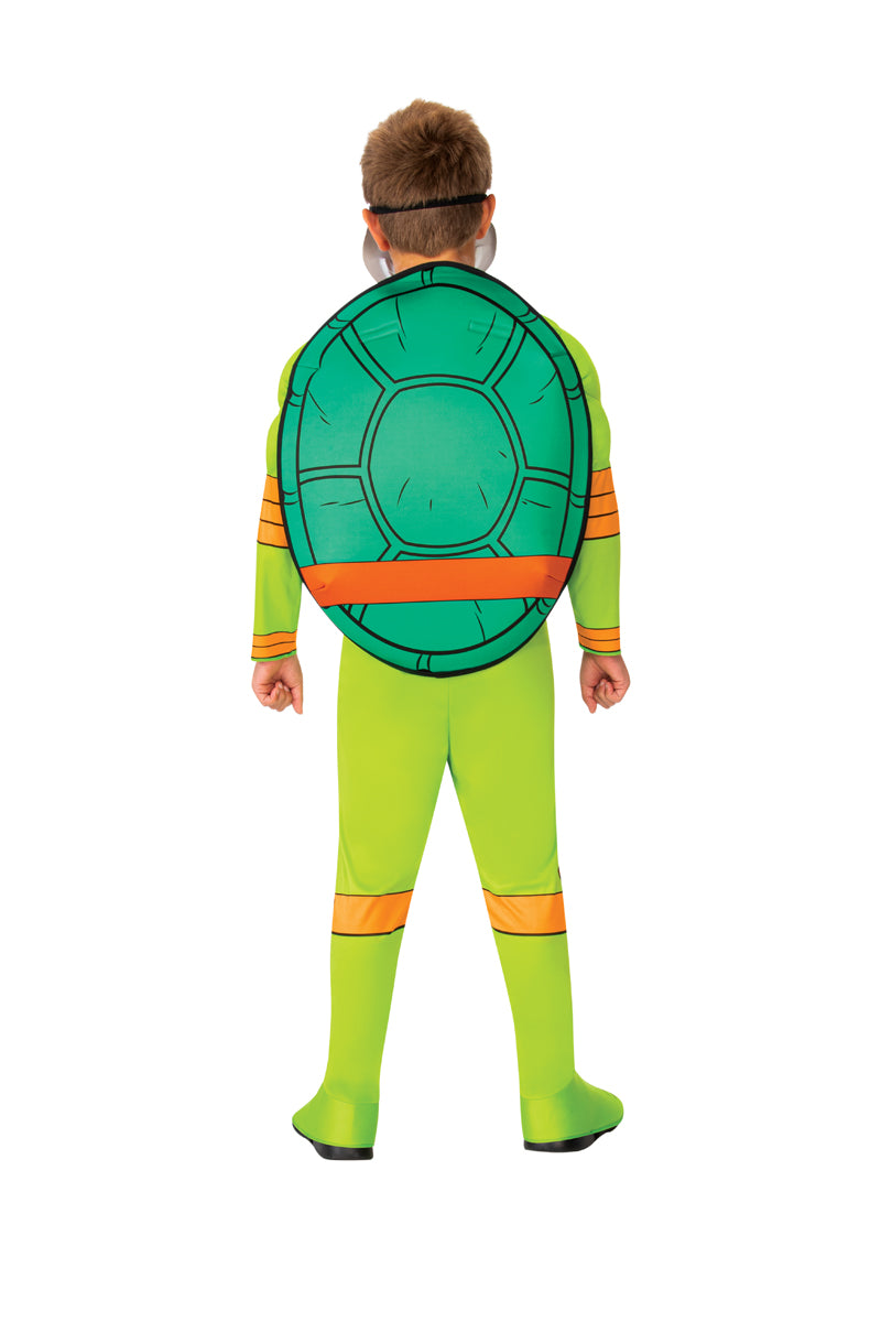 Boys Nickelodeon Retro Classic Teenage Mutant Ninja Turtles Michelangelo Costume
