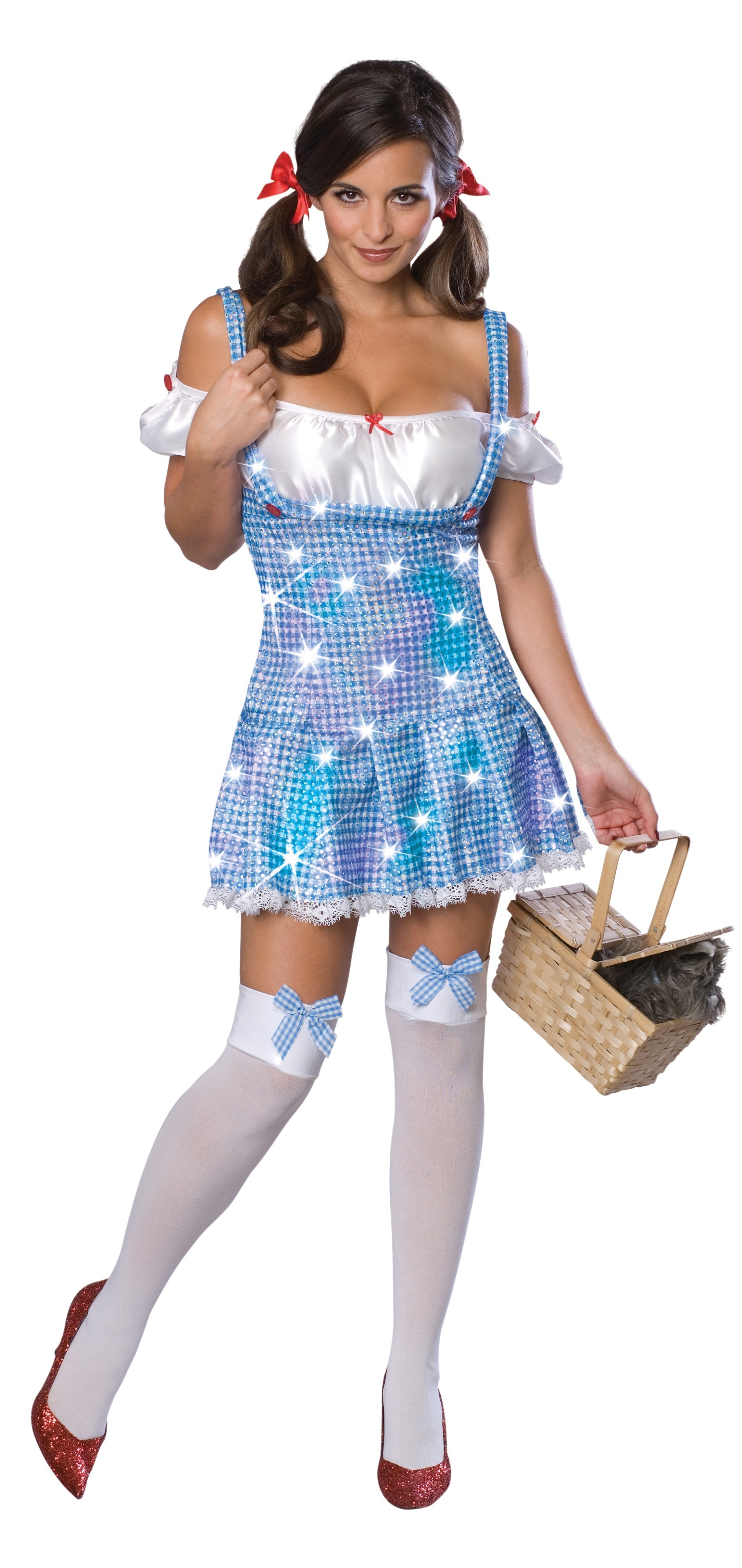 Womens/Teens The Wizard of Oz Sequin Dorothy Costume