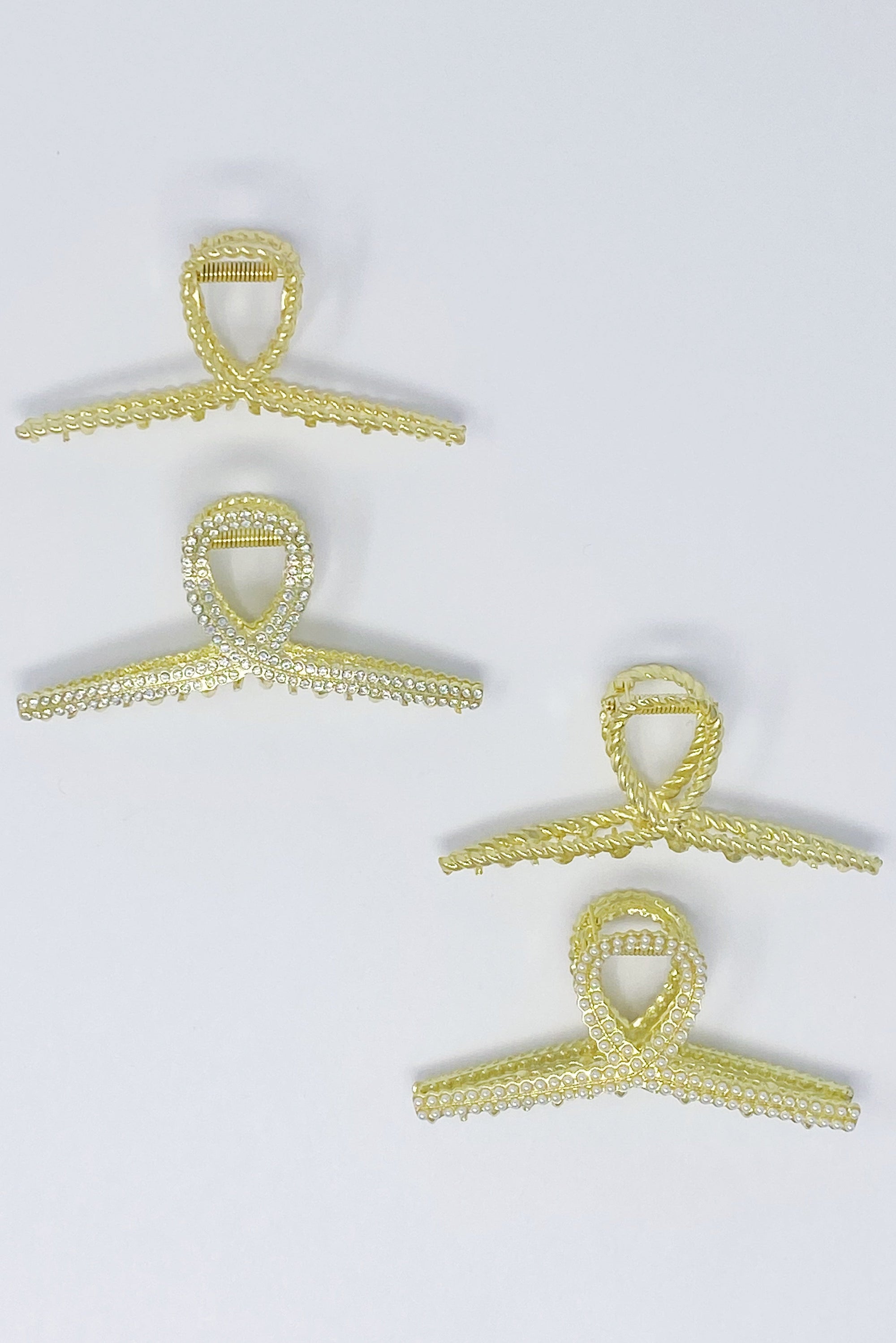 Golden Gem Hair Claw Set-1