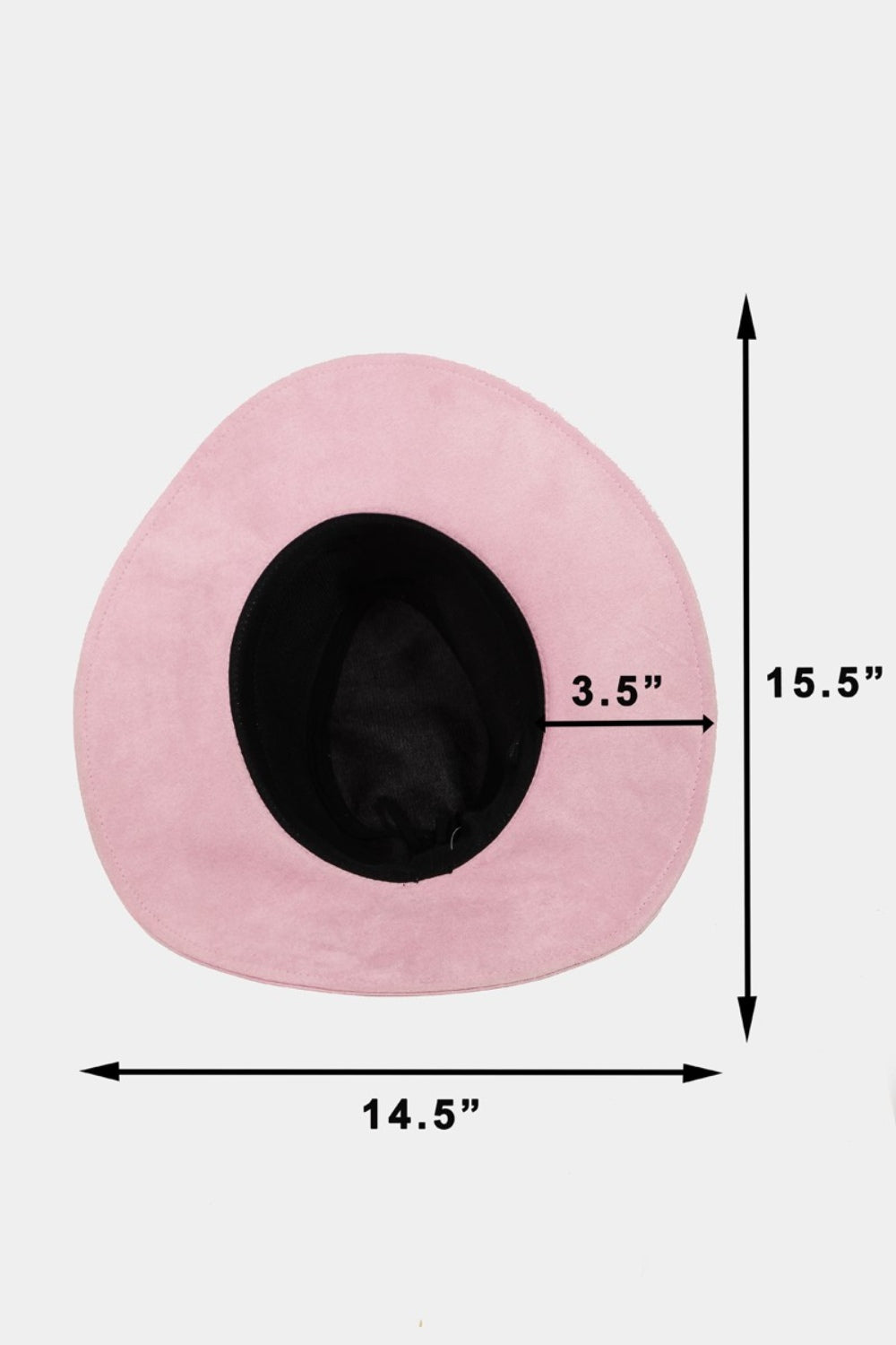 Fame Braided Faux Suede Hat-3