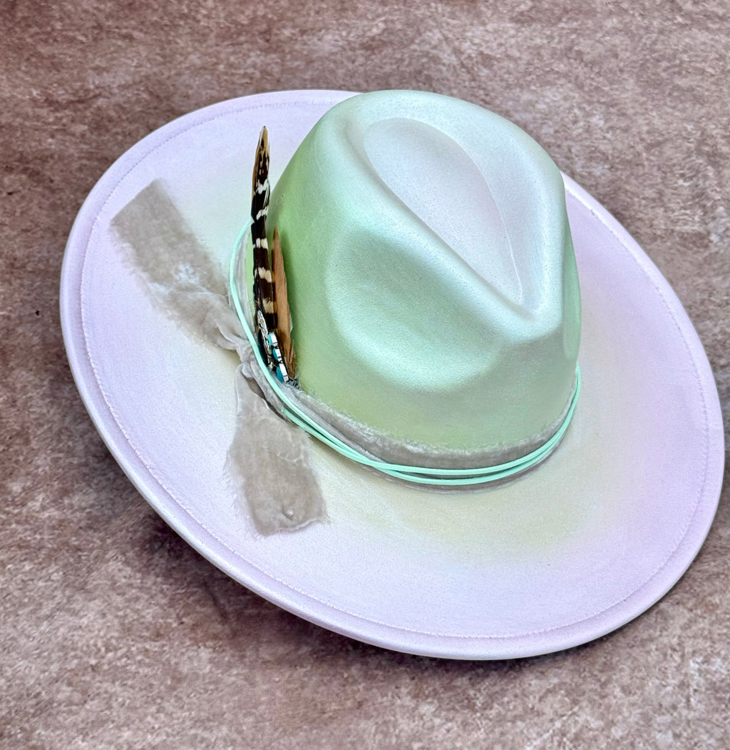 Custom handcrafted Fedora Hat-0