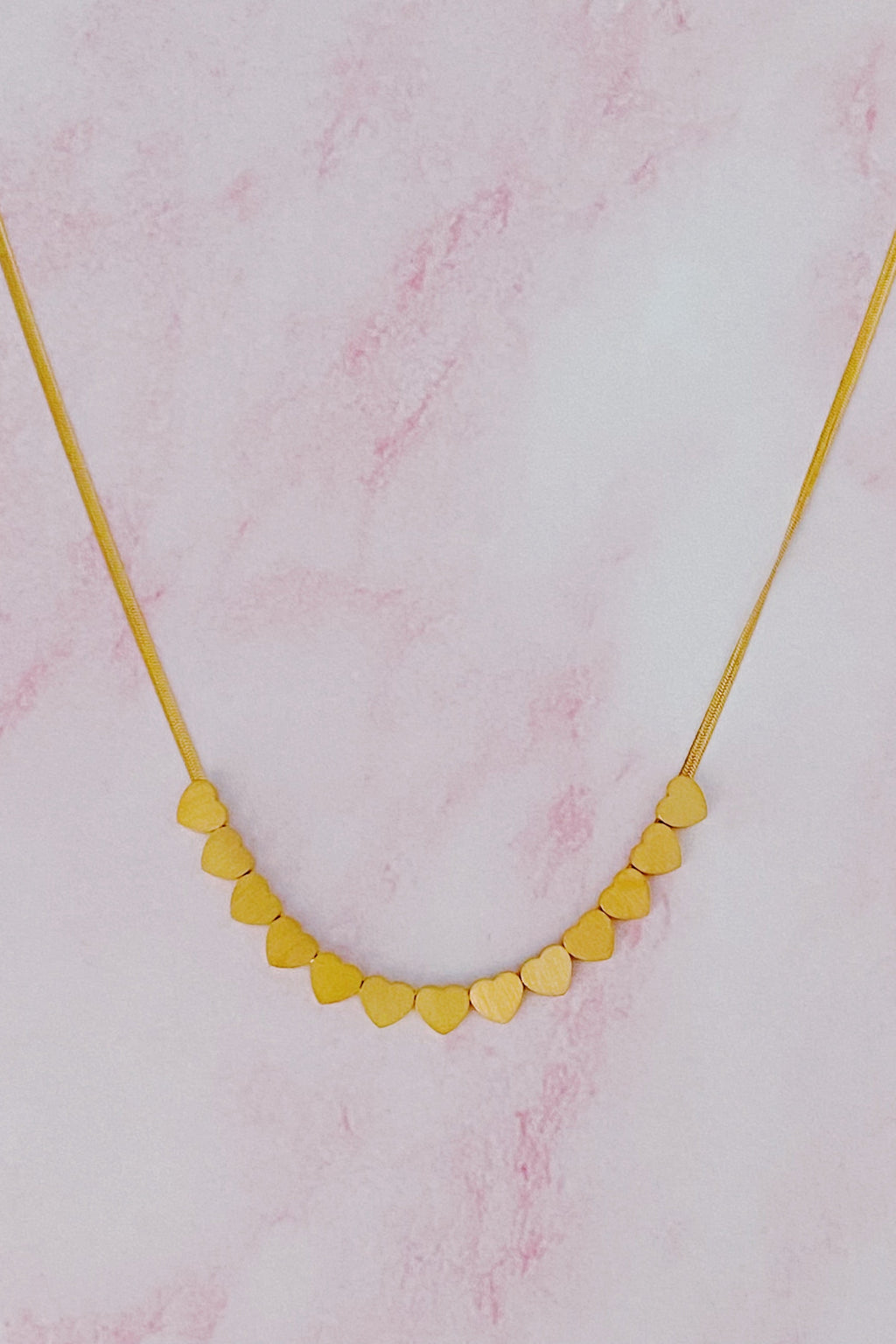 With Me Mini Hearts Necklace-4