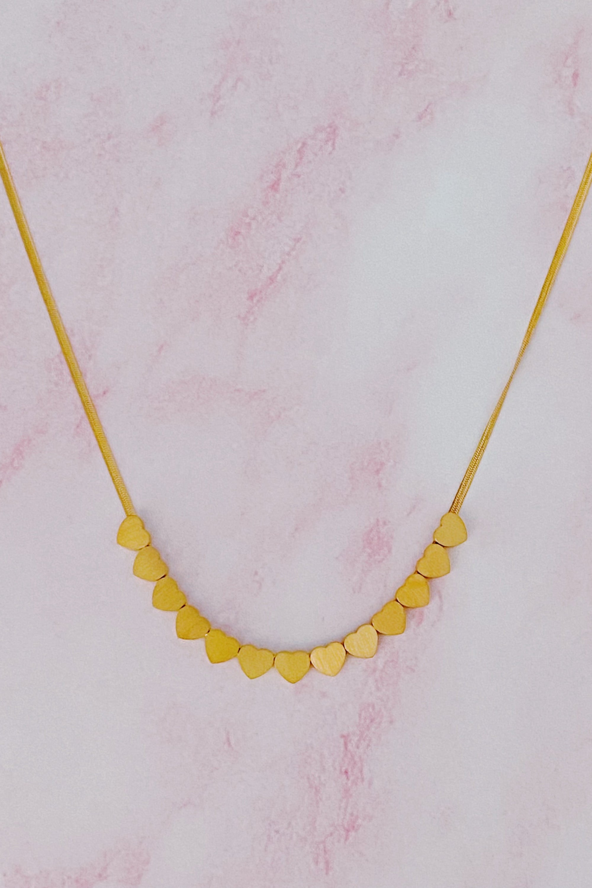 With Me Mini Hearts Necklace-4