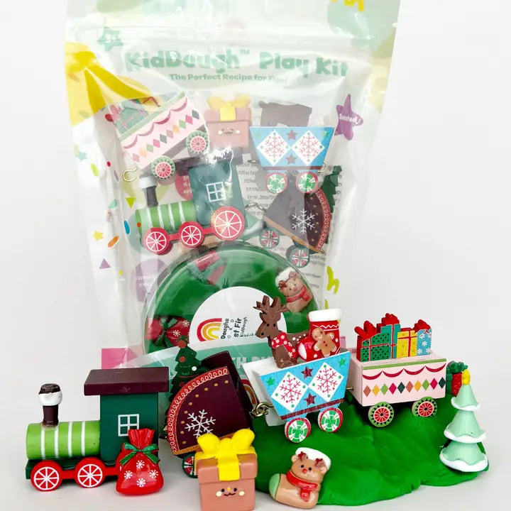 Christmas Train Sensory Play Dough Play Kit