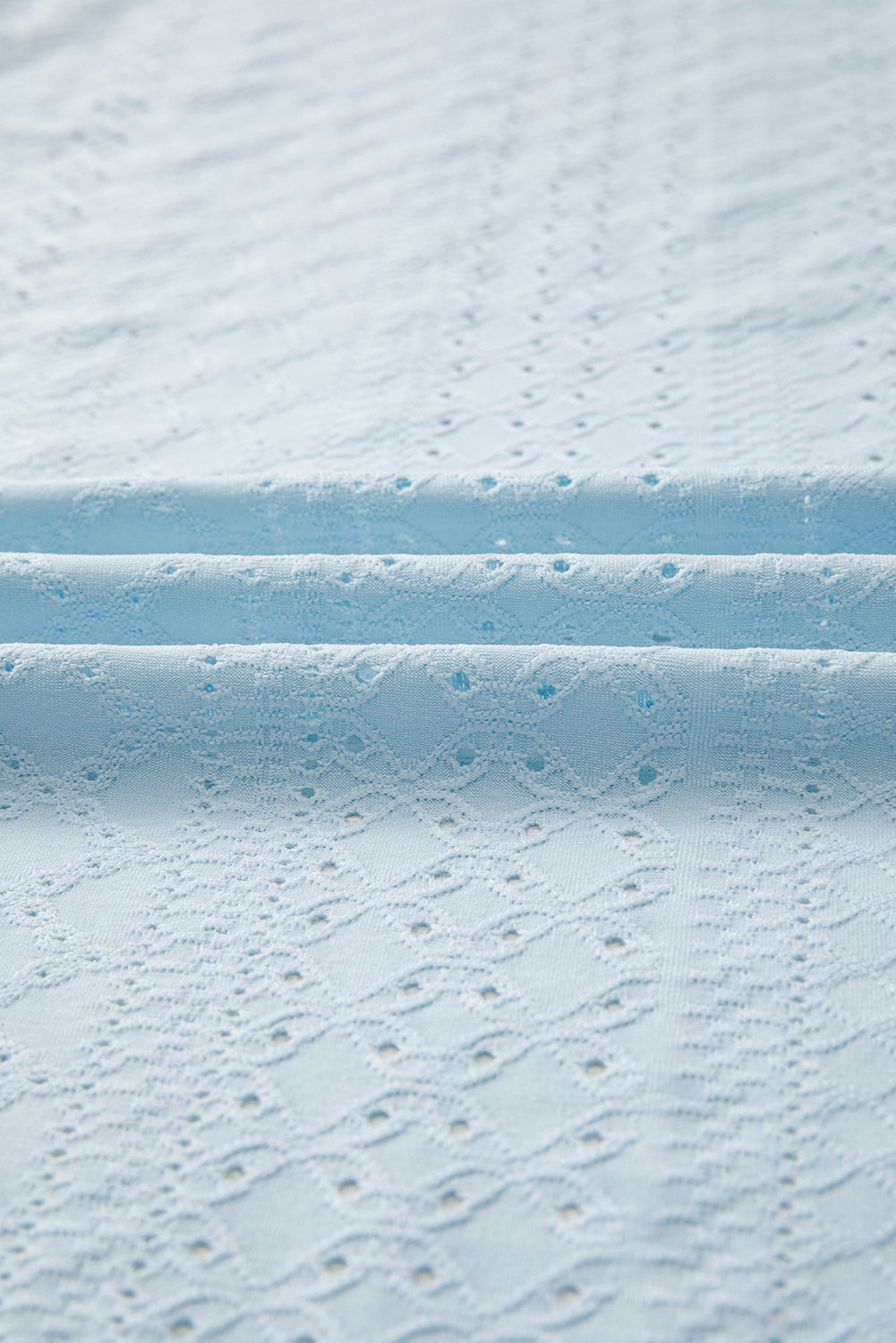 Mist Blue Solid Color Pocket Long Sleeve Cardigan