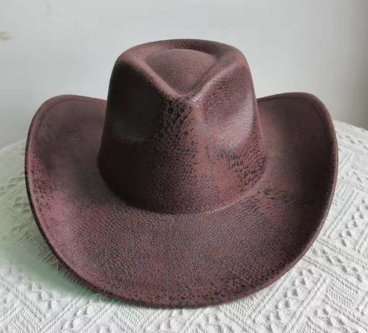 Snake Print Cowboy Hat-1