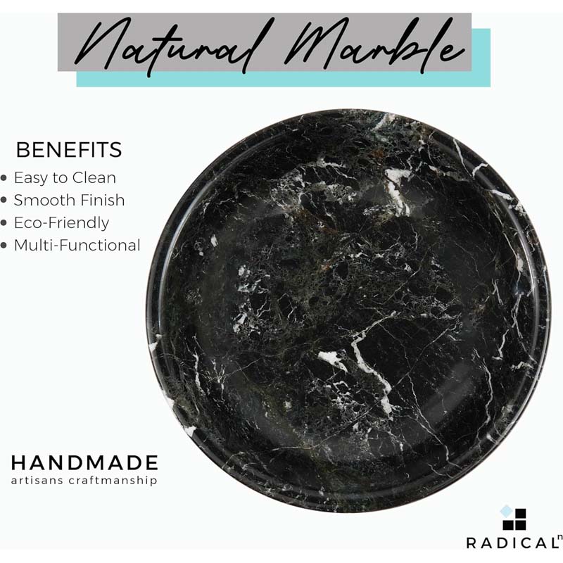 Radicaln Marble Fruit Bowl 10"x5" Inch Design A