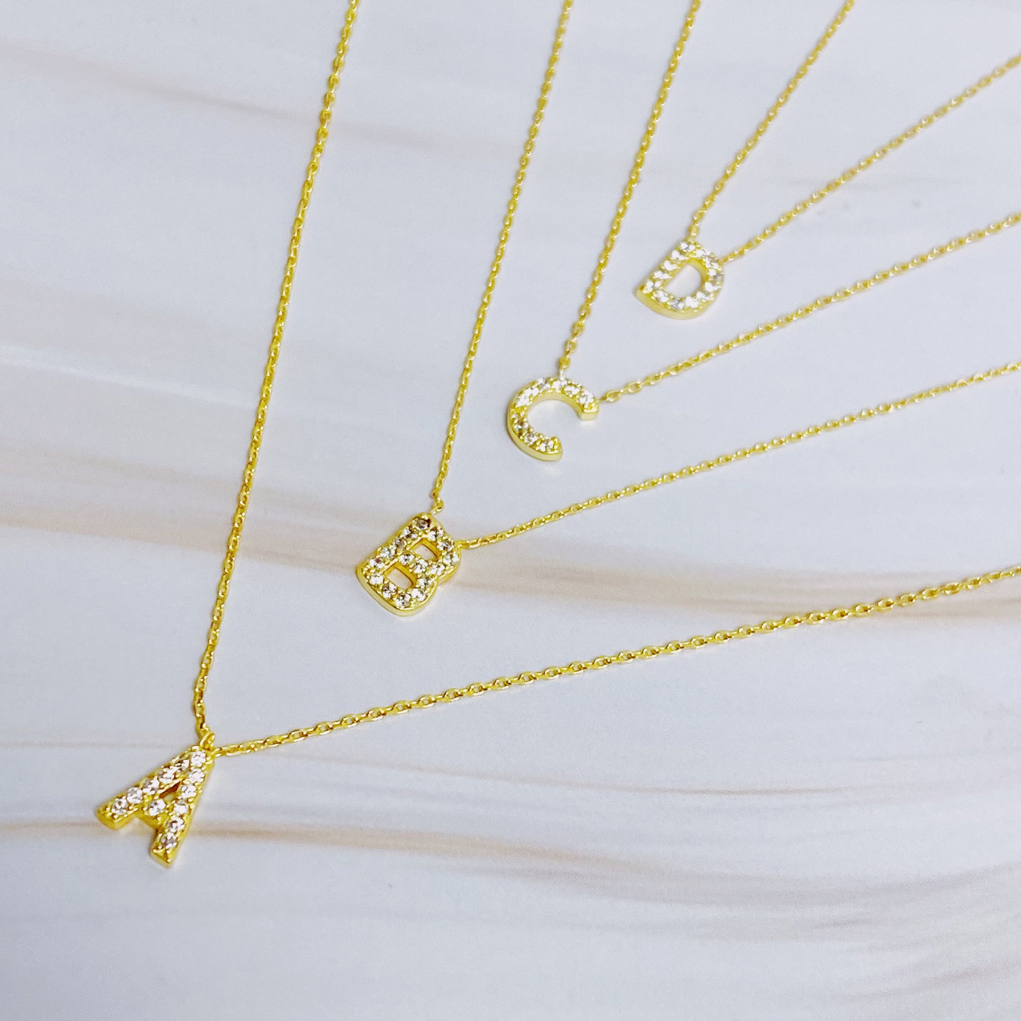 Understated Beauty Initial Necklace-1
