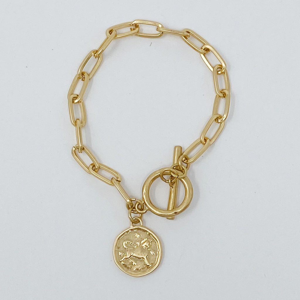 Zodiac Charm Chain Bracelet-6