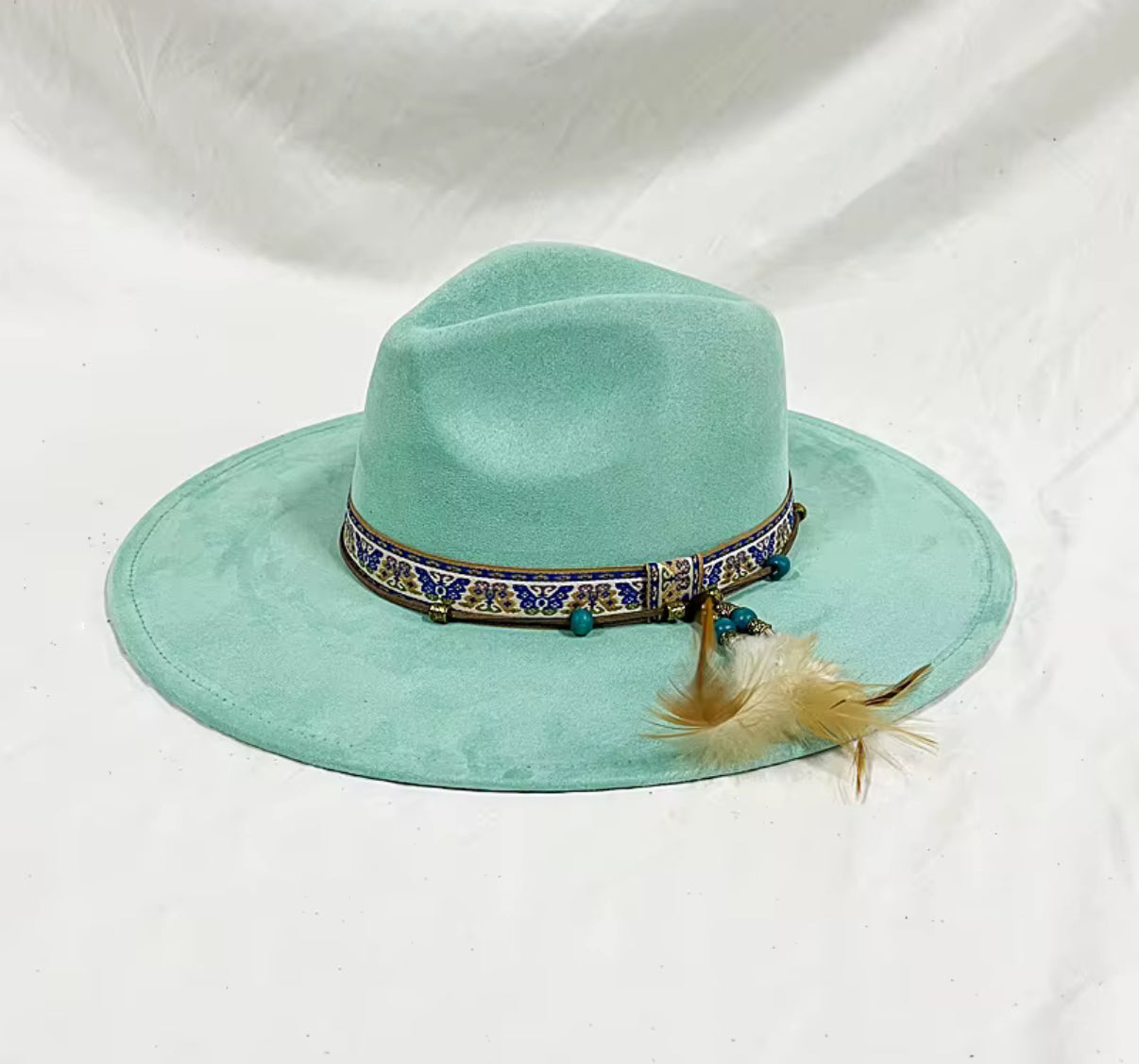 Dreams Suede Wide Brim Hat-0