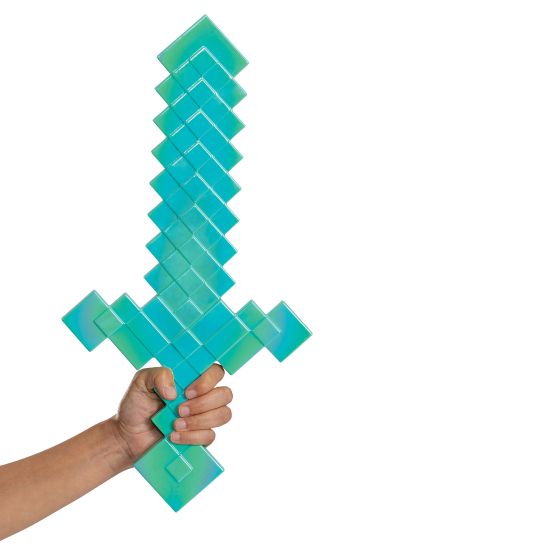 Minecraft Diamond Sword Costume Prop Accessory