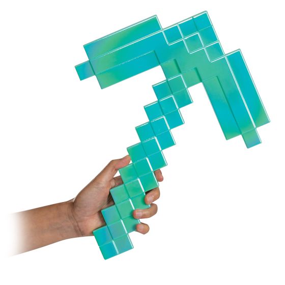 Minecraft Diamond Pickaxe Costume Prop Accessory