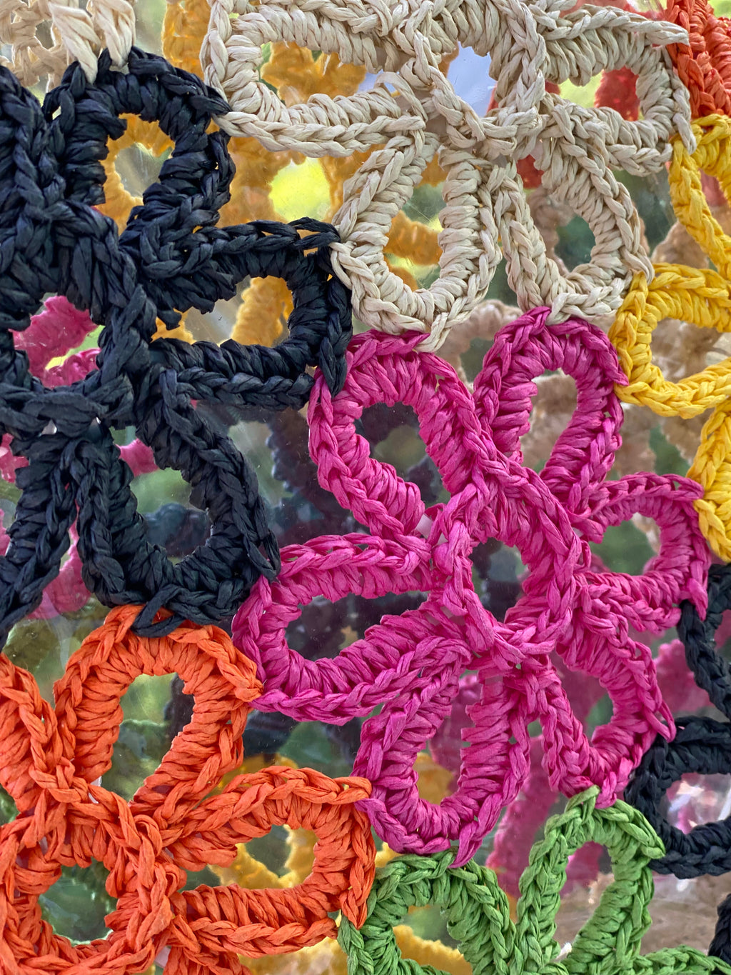 Hand Made Flower Power Tote-3