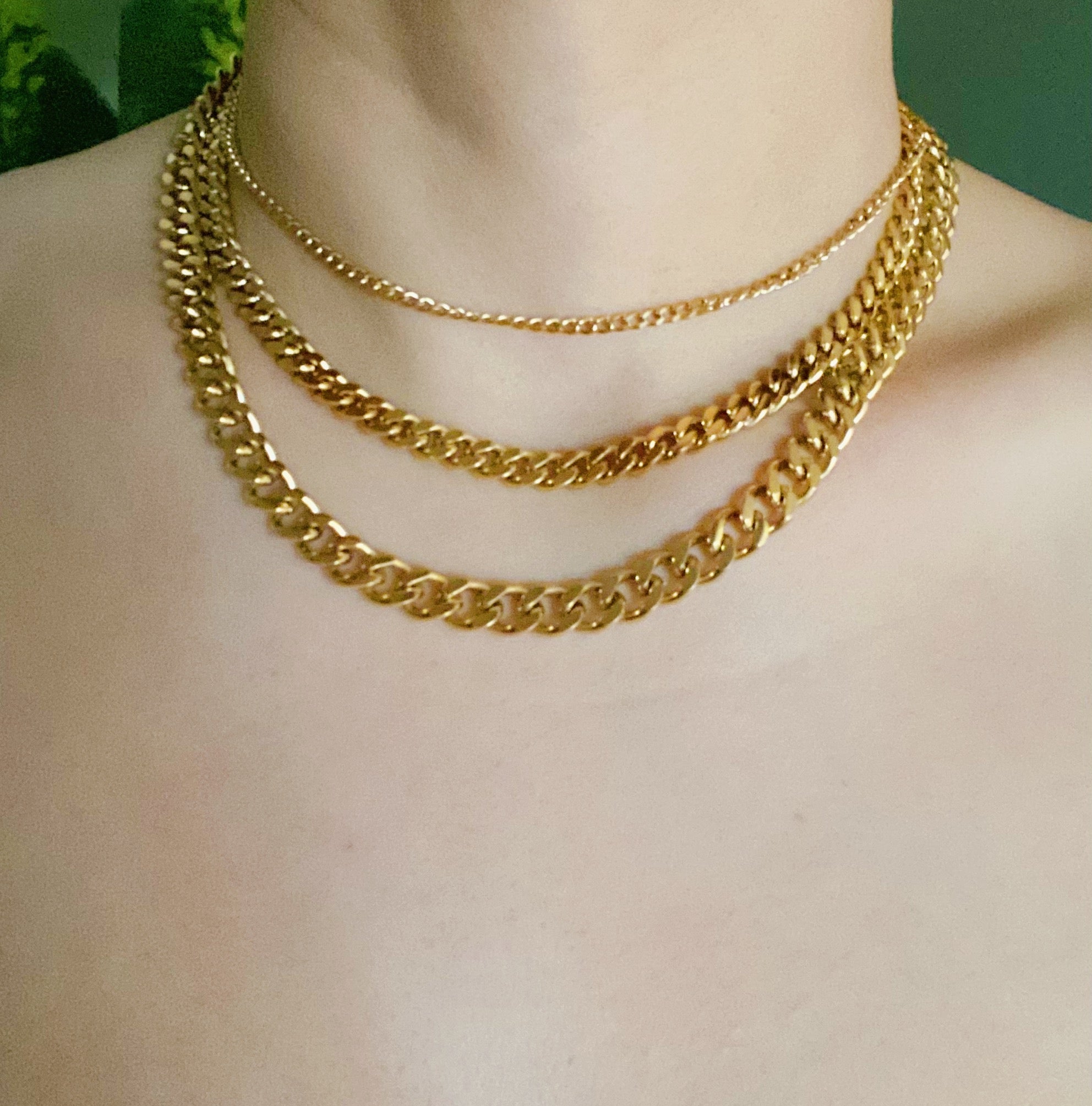 Stylish Cuban Chain Necklace-3