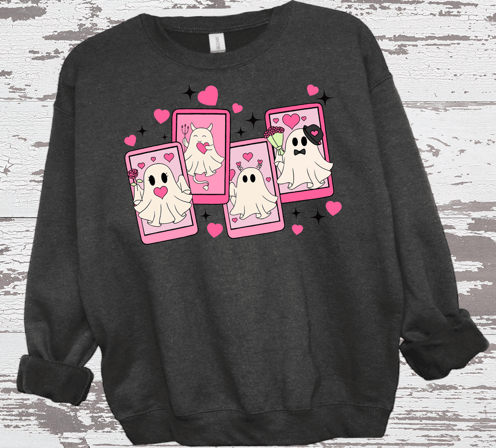 Ghost Valentines Cards, Cute Ghost Card, Kid Valentine Card, School Valentines, Classroom Party, Valentine for Kids, Scary Card