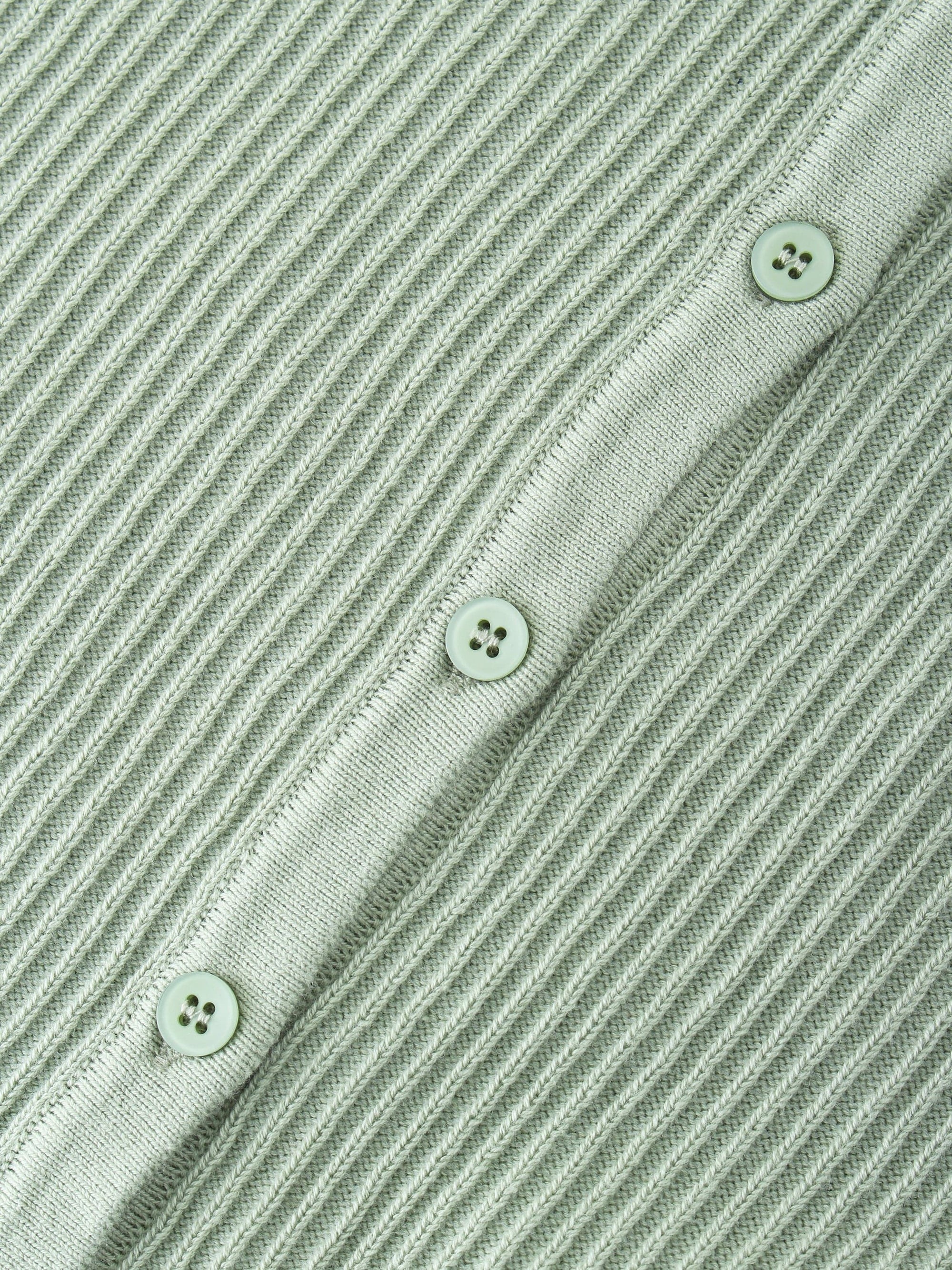 Ribbed Knit Cardigan-Seafoam-3