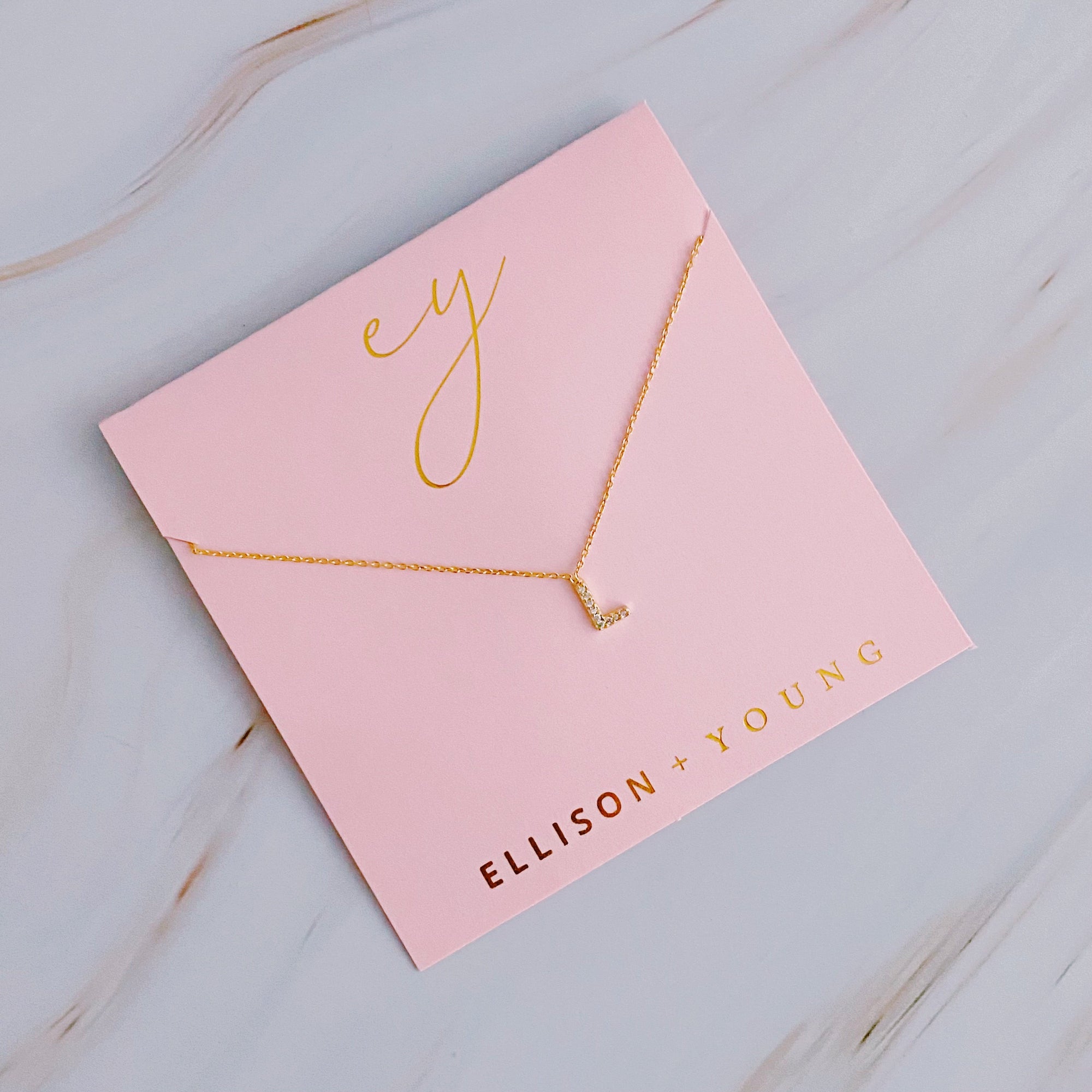 Understated Beauty Initial Necklace-14