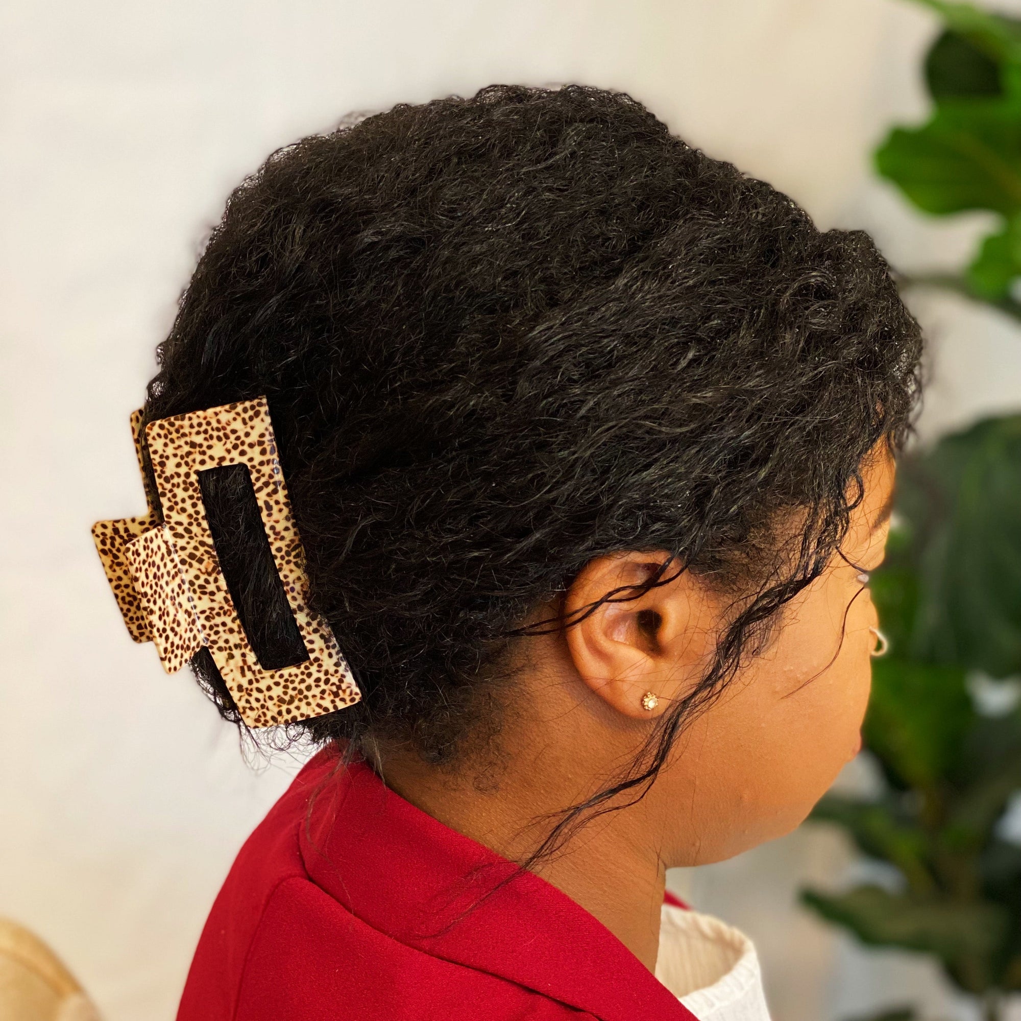 Spotted Elegance Full Hair Claw-1