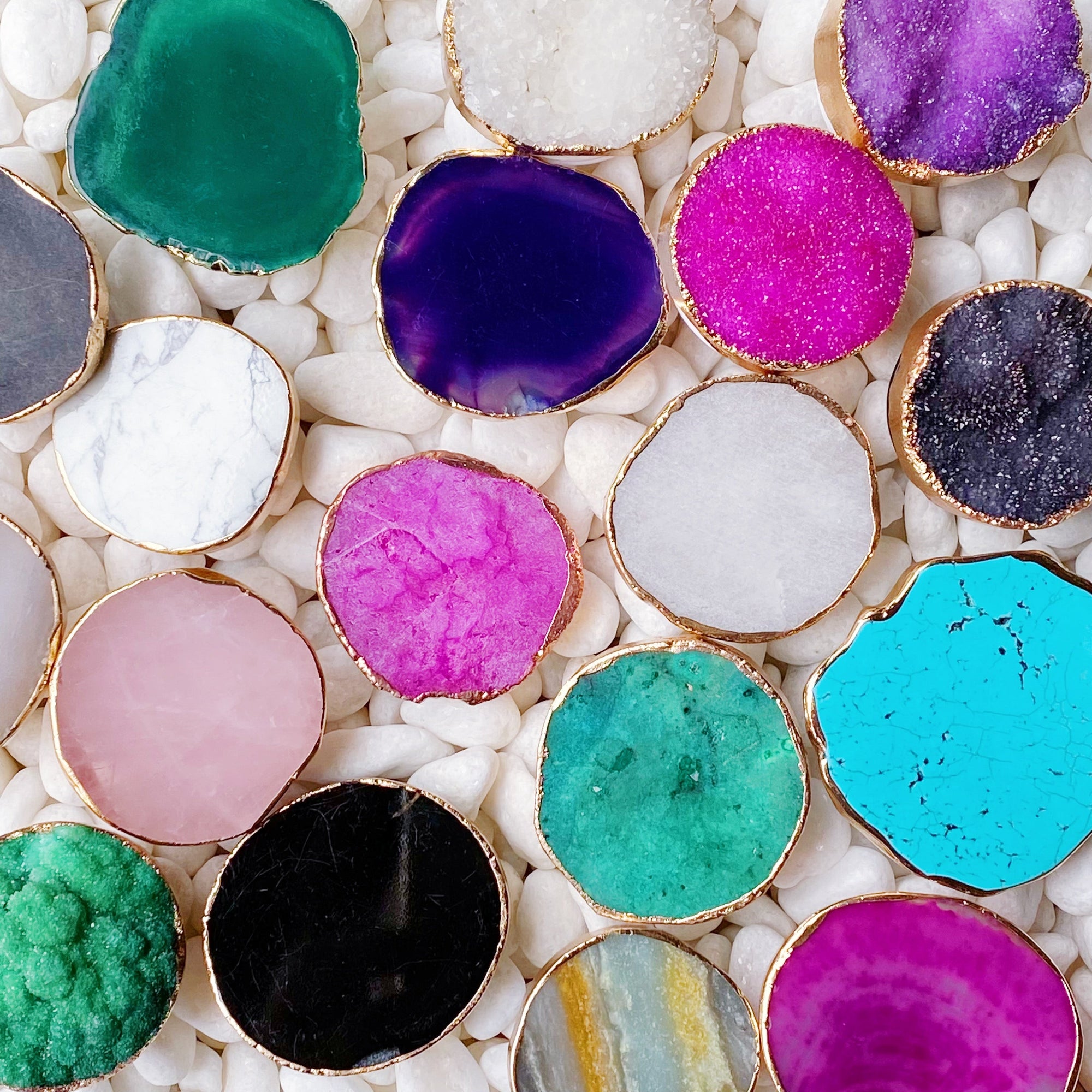 Golden Edge Natural Stone Device Grip-1