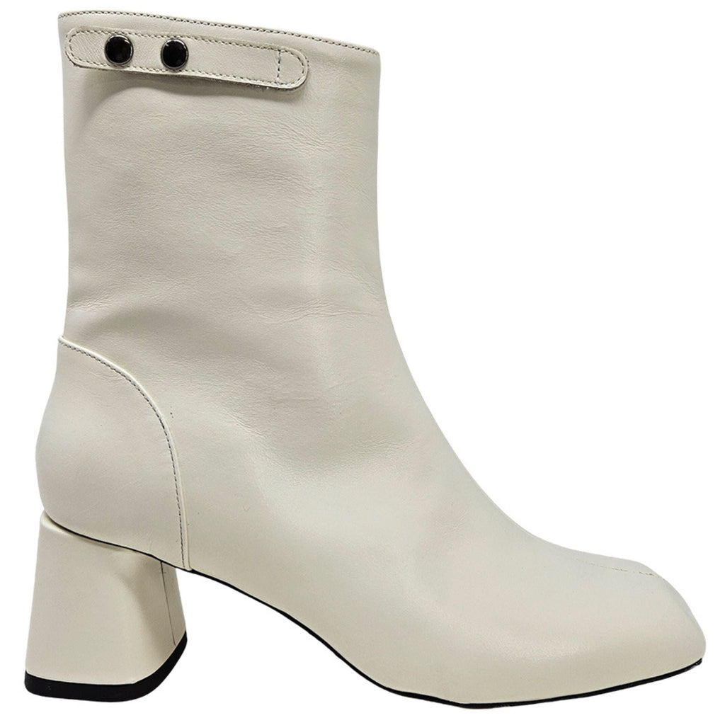 The Keli Off White Ankle Boot