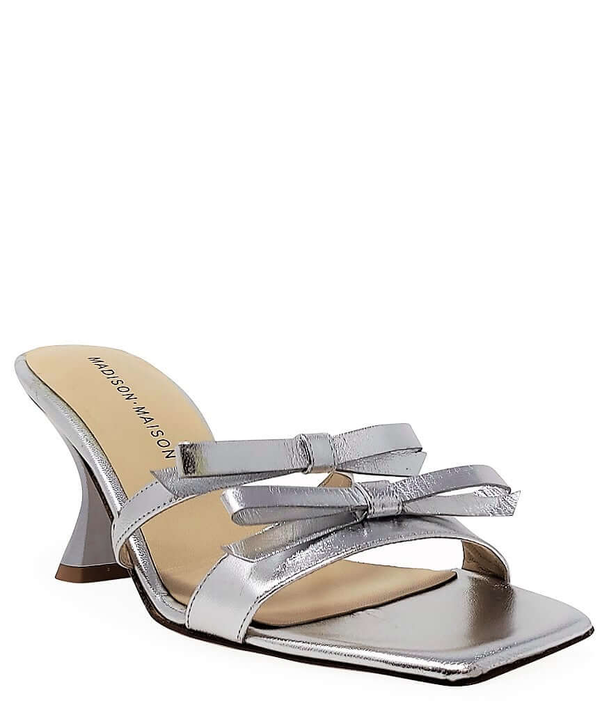 Silver High Heel Sandal