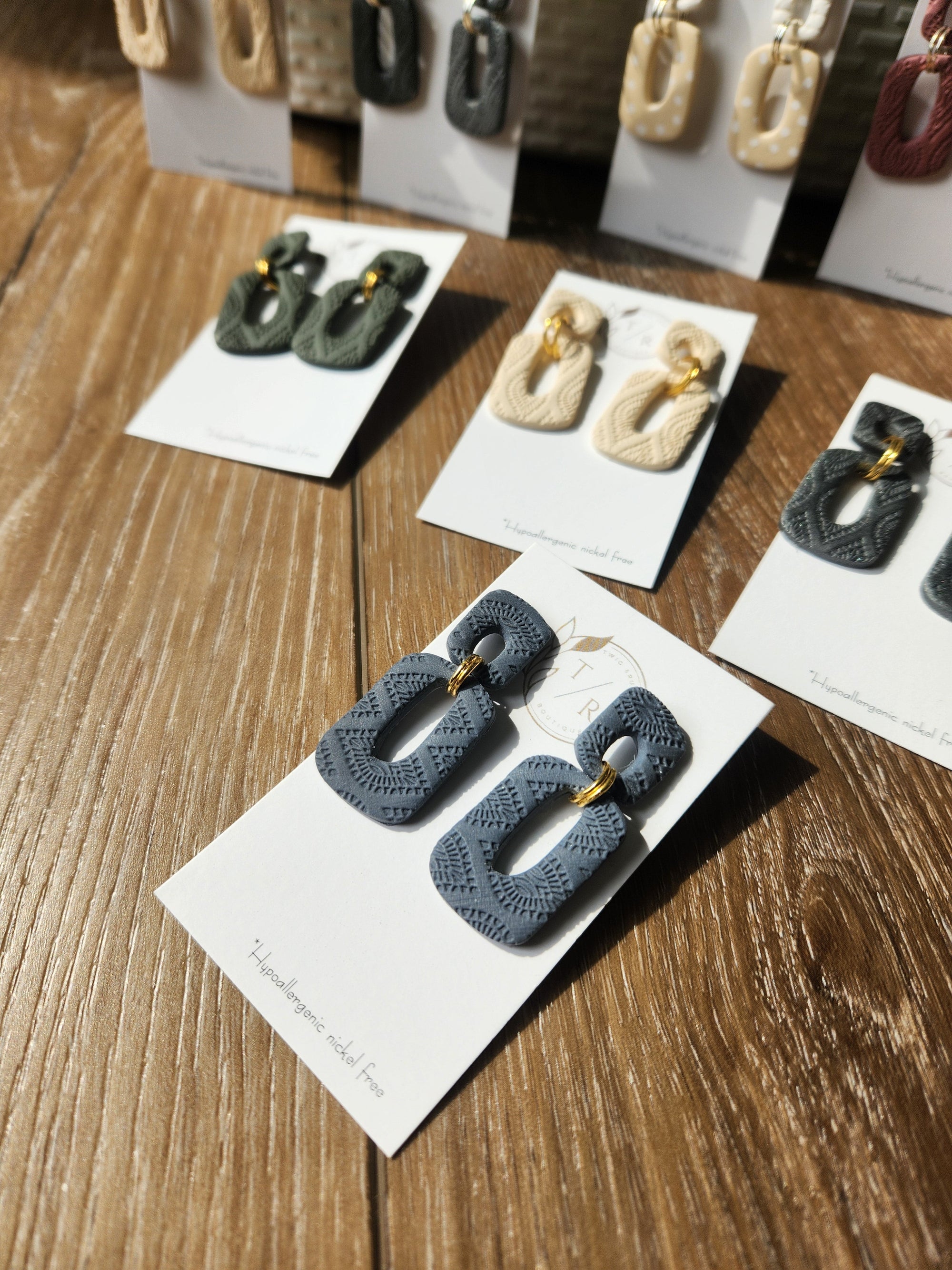 Logan| Clay Open Rectangles