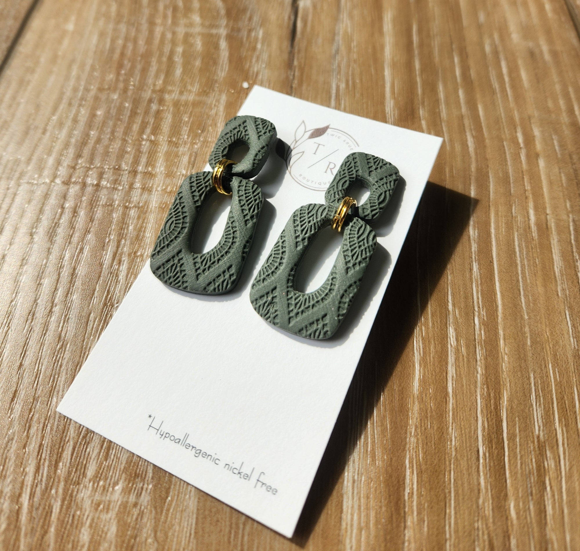 Logan| Clay Open Rectangles