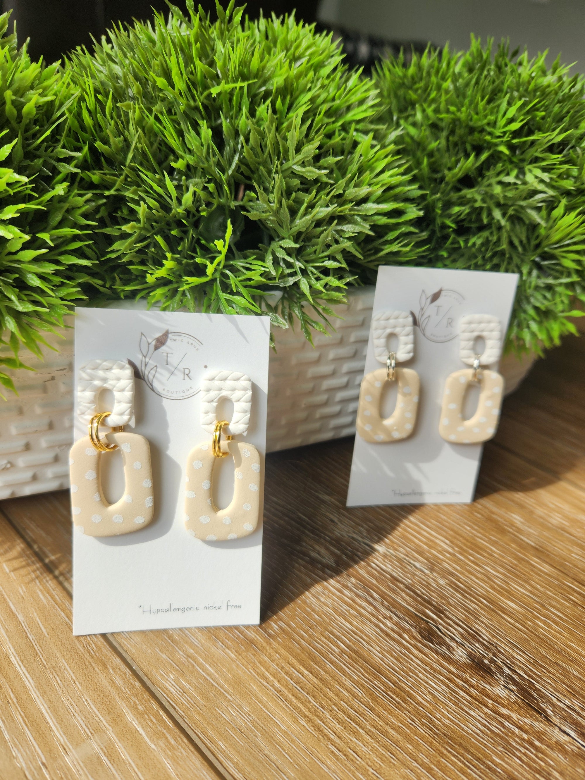 Logan| Clay Open Rectangles