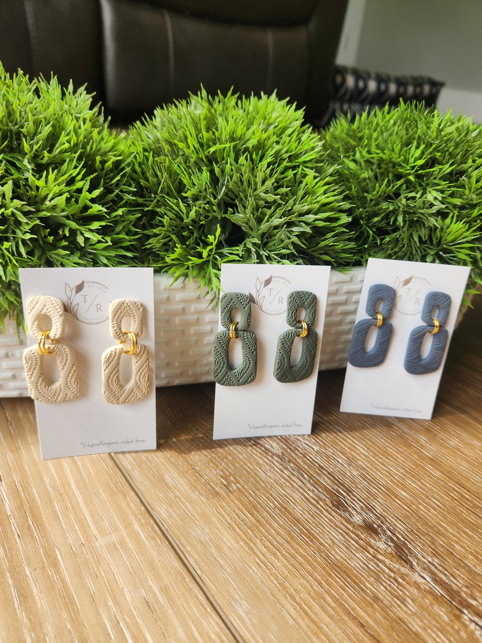 Logan| Clay Open Rectangles