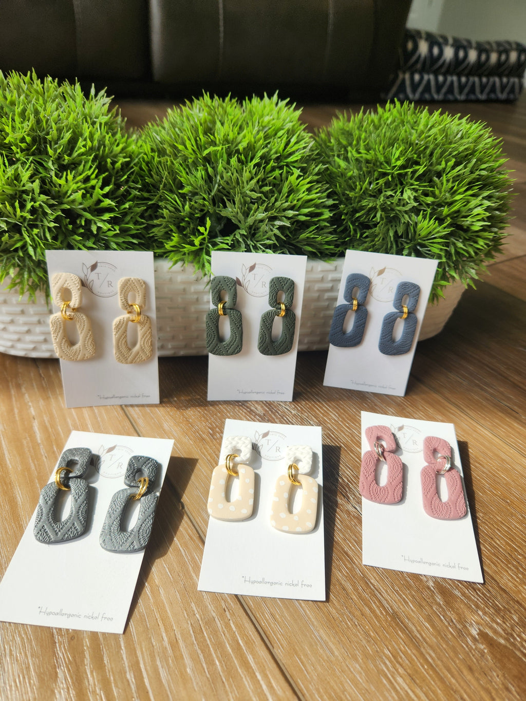 Logan| Clay Open Rectangles