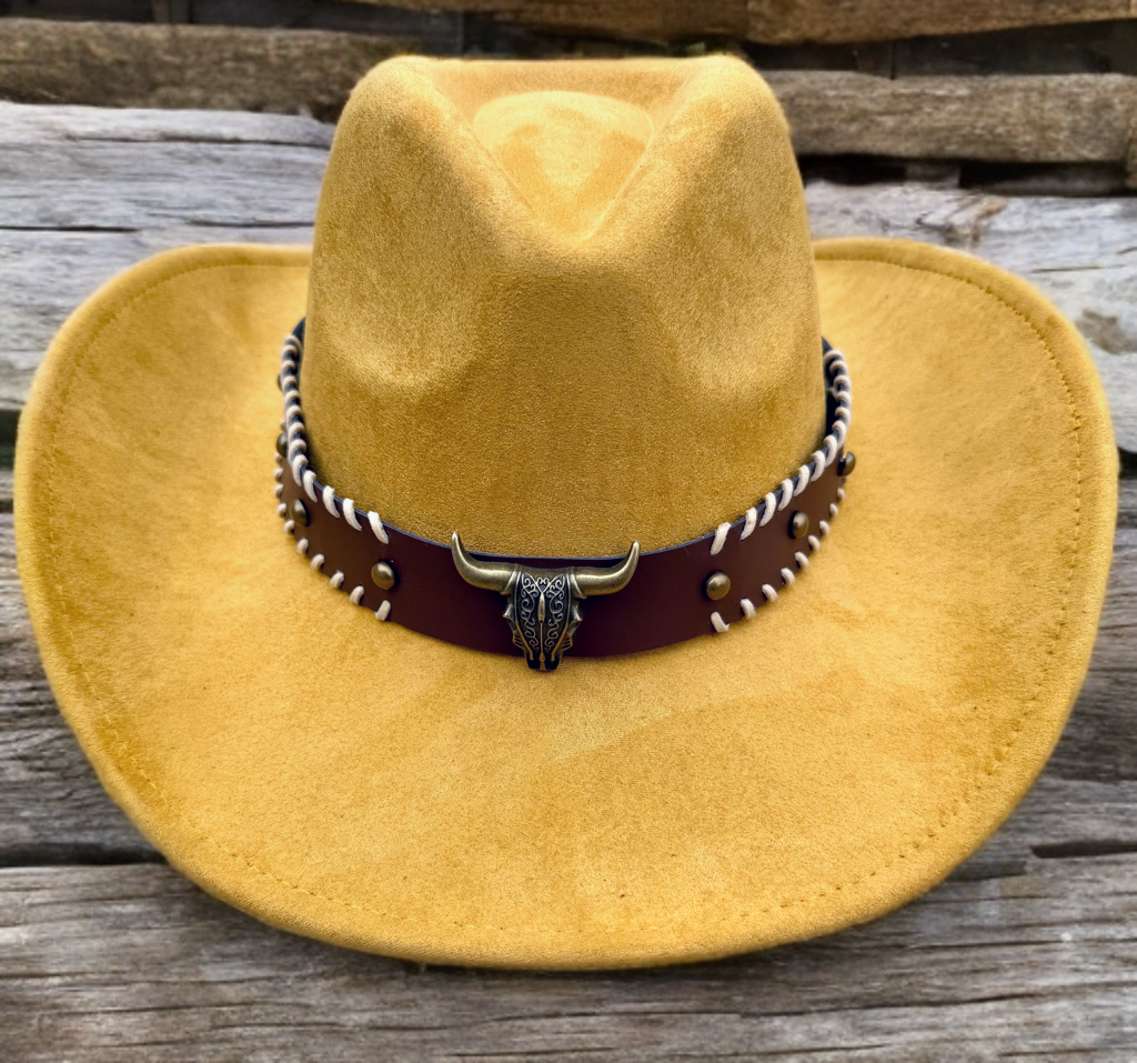 Ruff Ride Premium Suede Cowboy Hat - Elegant Design for a Classic Look-0