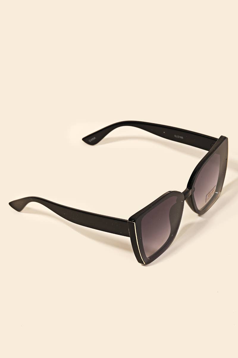 Luxe Oversized Square Sunglasses – Multiple Colors