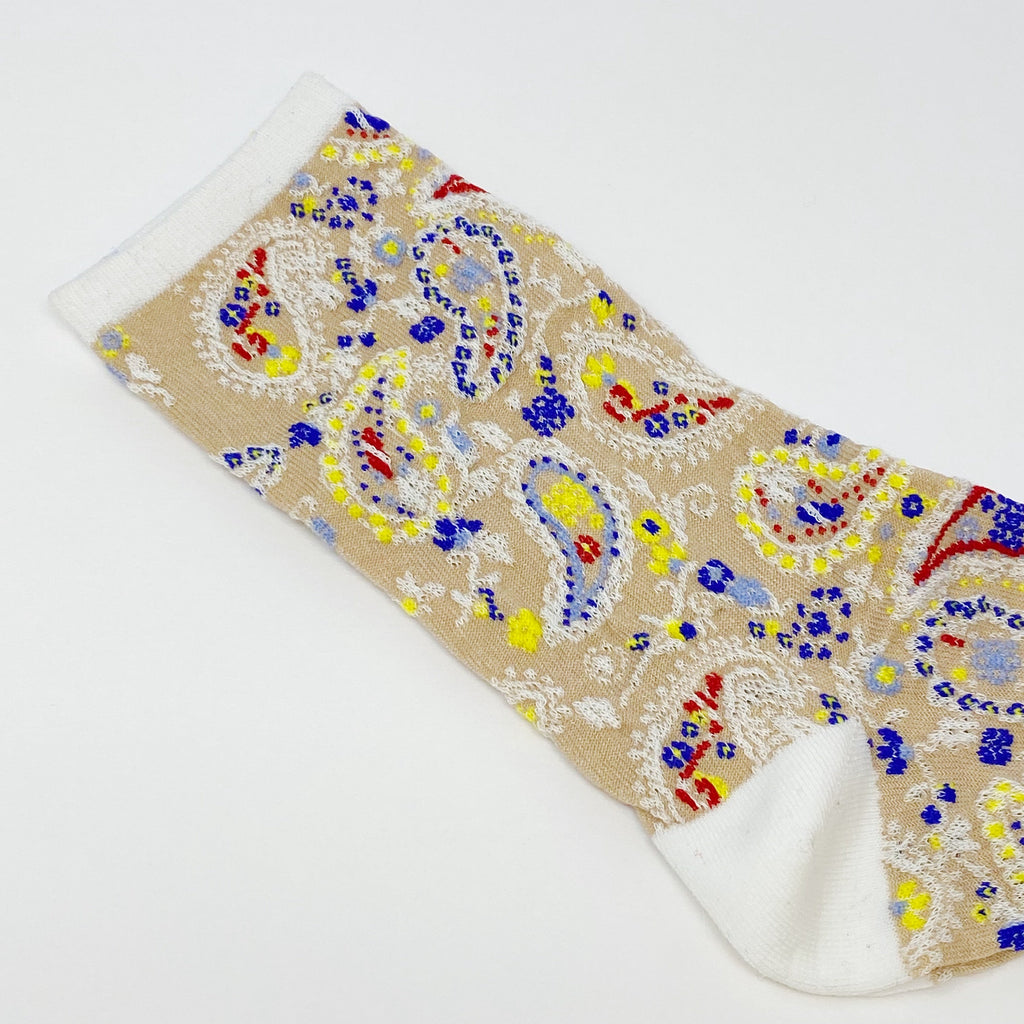 Color Heaven Paisley Socks Set-3