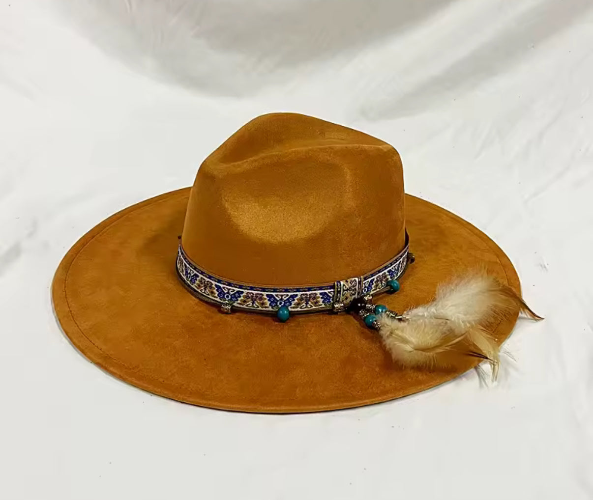 Dreams Suede Wide Brim Hat-0